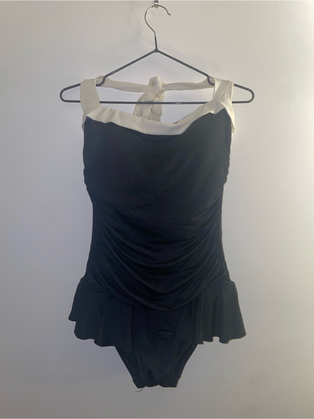 Ralph Lauren Black One Piece with White Trim